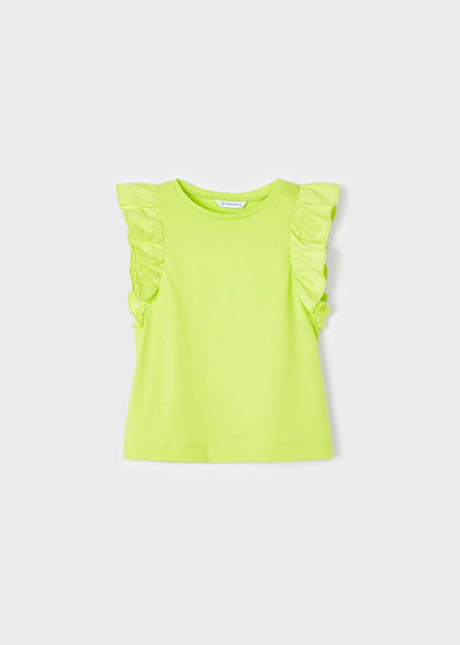 Lime Ruffle Shirt