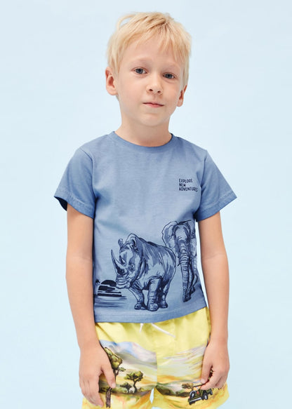 Sky Blue Elephant T-Shirt