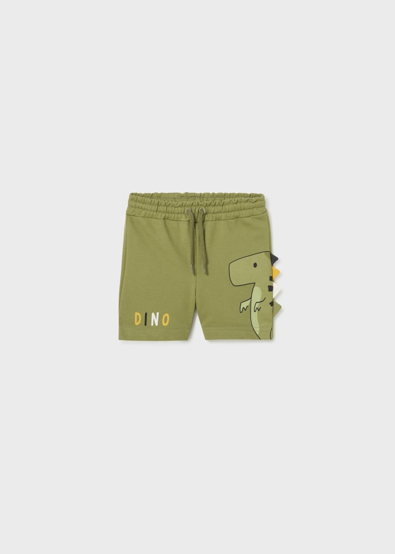 Green Dino Bermuda Shorts