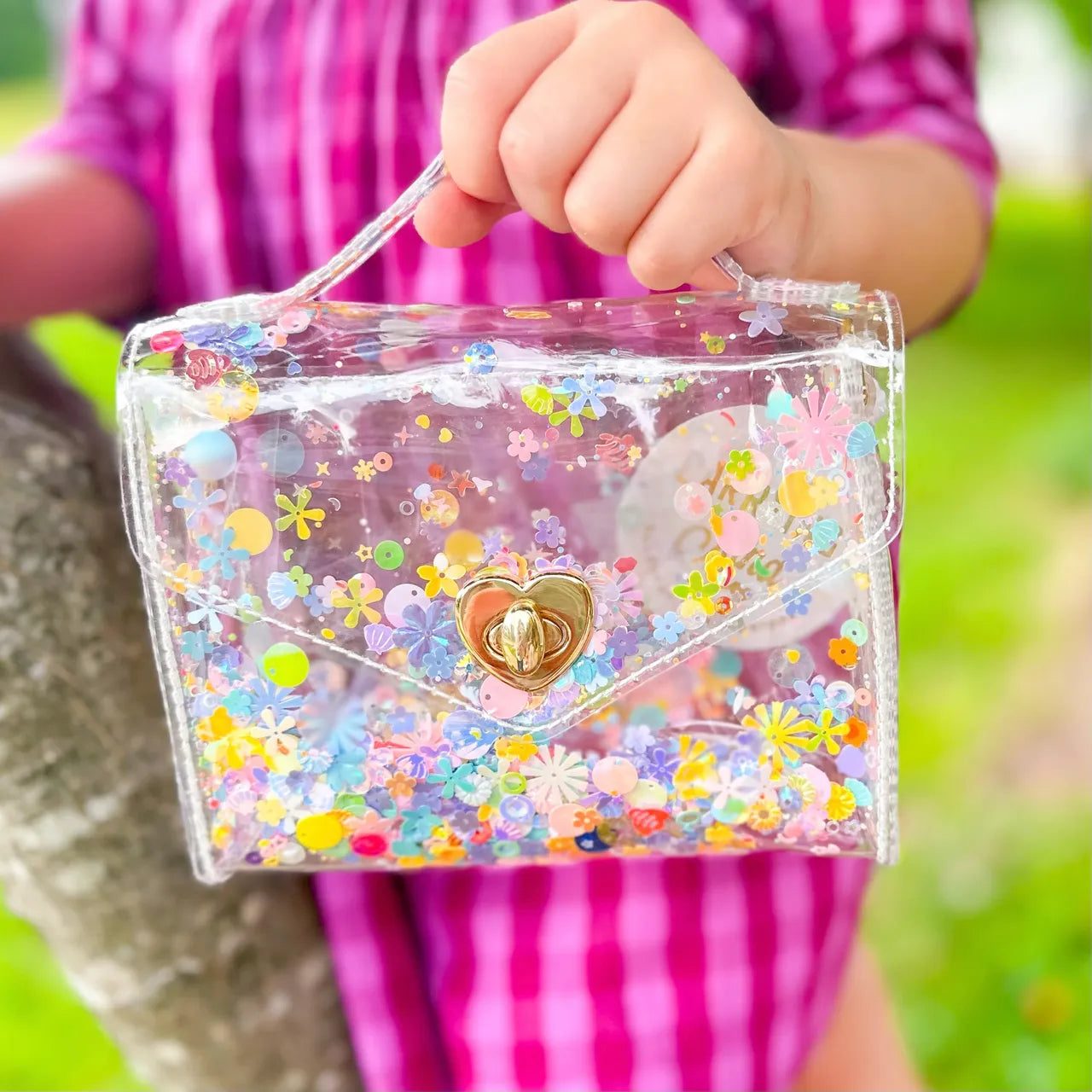 Multi Color Clear Jelly Purse