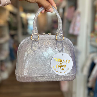 Cate Silver Sparkle Handbag