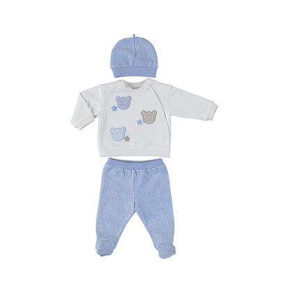 Boys Sky Fleece Hat Set