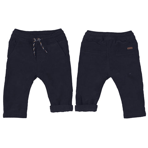 Boys Charcoal Microcord Trousers