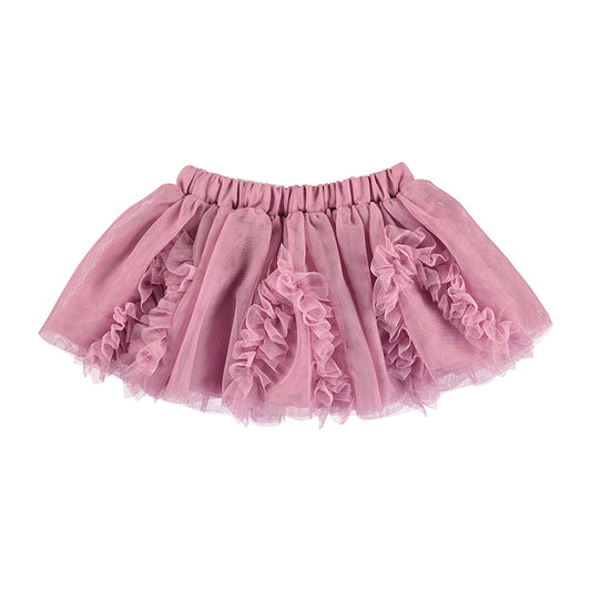 Girls Mauve Tulle Skirt