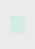 Baby Girl Aqua Applique T-Shirt