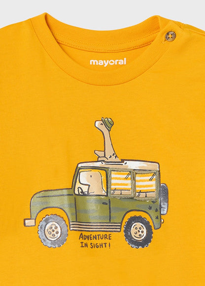 Baby Boy Dino Safari Interactive T-shirt