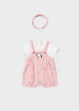 Baby Girl Dusty Rose Romper & Headband