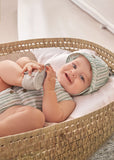 Baby Boy Stripe Romper with Hat