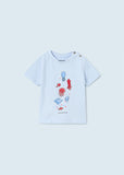 Boys 3Piece Squid Shirt & Shorts Set