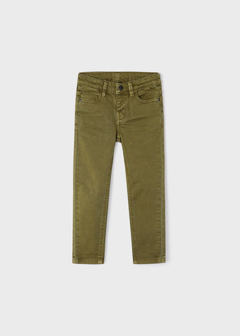 Olive Skinny Fit Pants