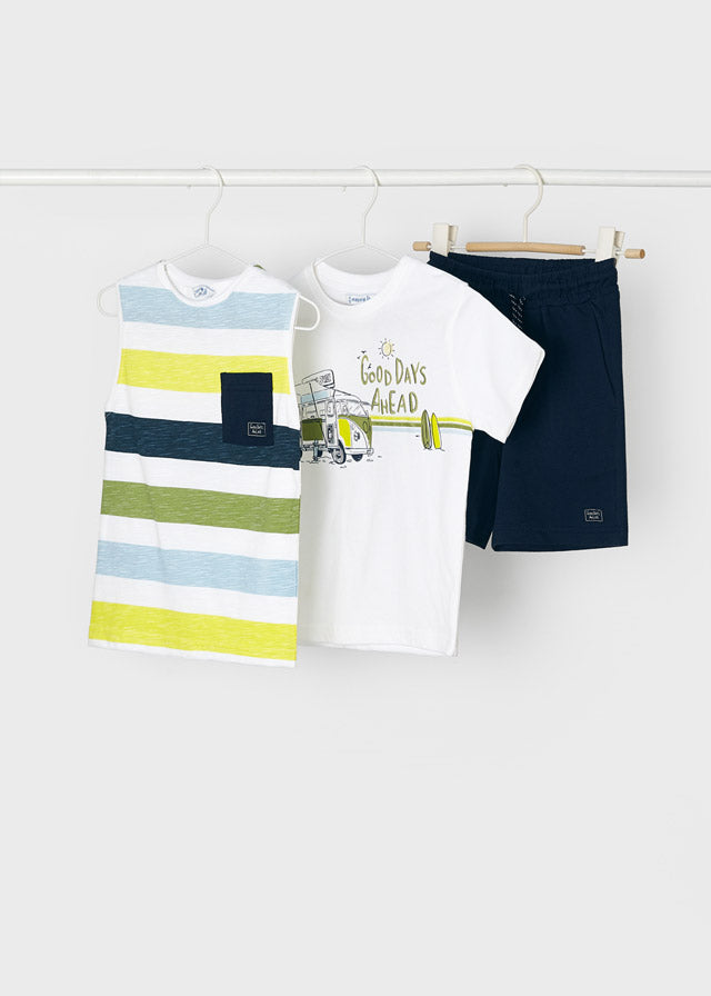 Good Days Boys T-Shirt & Short 3Piece Set
