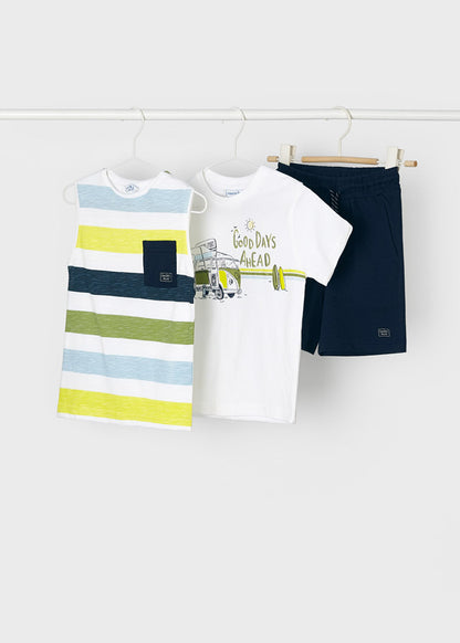 Good Days Boys T-Shirt & Short 3Piece Set