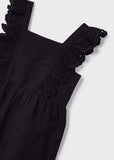 Girls Eyelet Cotton Jumpsuit