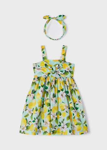 Lemond Printed Dress with Headband