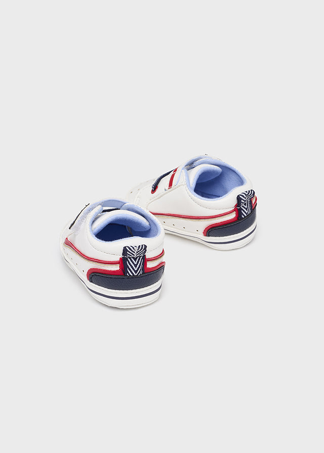 Newborn Boy Double Velcro Sneakers