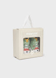 Newborn Mint Kitty Velcro Canvas Shoes