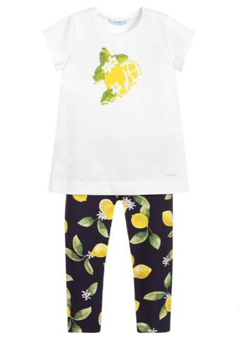 Lemon Leggings Set
