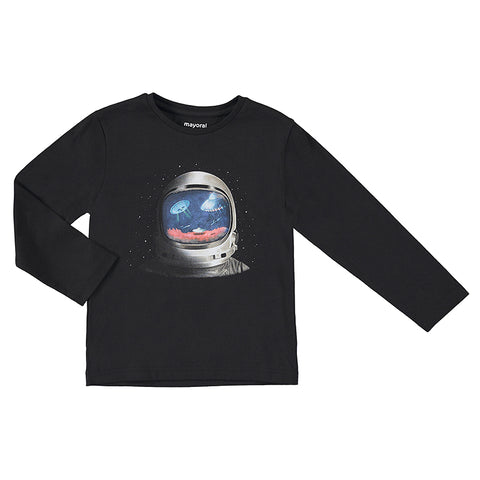 Boys 3D Space Helmet Tshirt