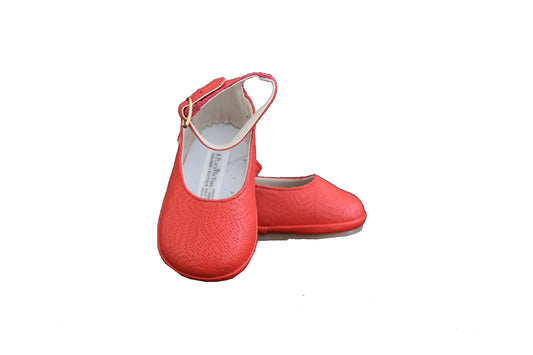 Ariel Red Bracelet Leather Shoes