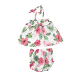 Hibiscus Ruffle Top and Bloomers