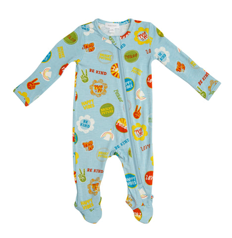 Baby Good Vibes Footie