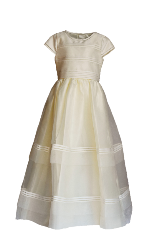 First Communion - Embroidered Tulle Dress - A Place in Time A Place In Time Children's Boutique First Communion - Embroidered Tulle Dress - A Place in Time A Place In Time Children's Boutique
