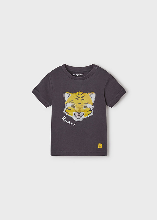 Printed T-shirt - Dark yellow/tiger - Kids