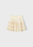 Girls Tulle Embroidered Skirt