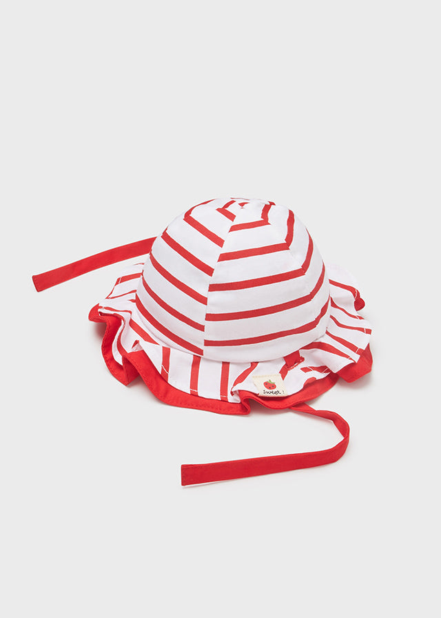 Ruffle Red Hat