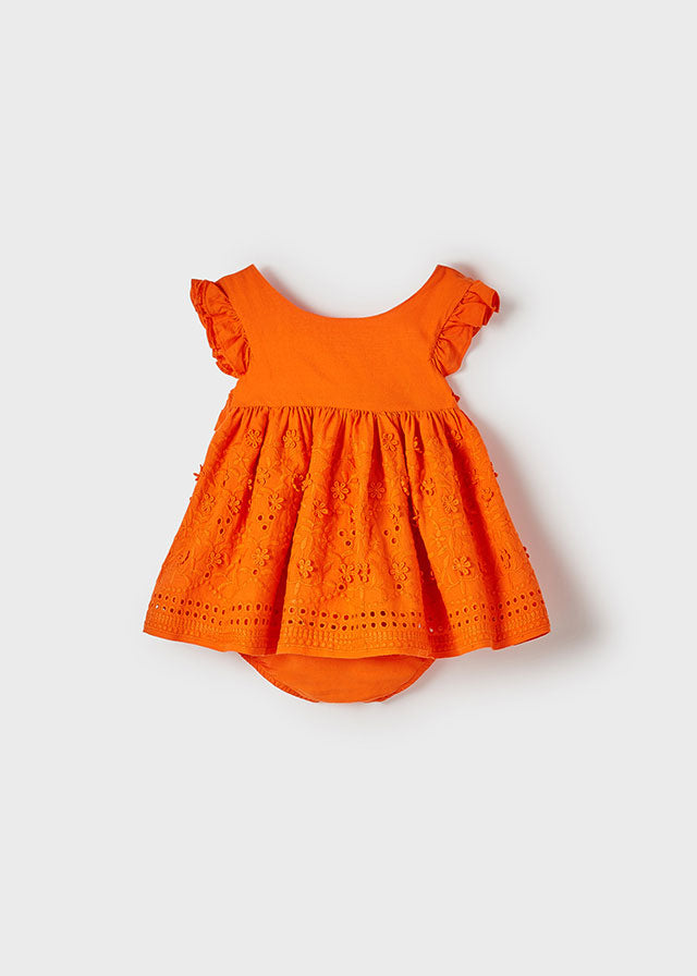 Girls Tang Applique Dress