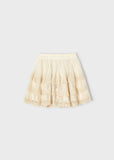 Girls Tulle Embroidered Skirt