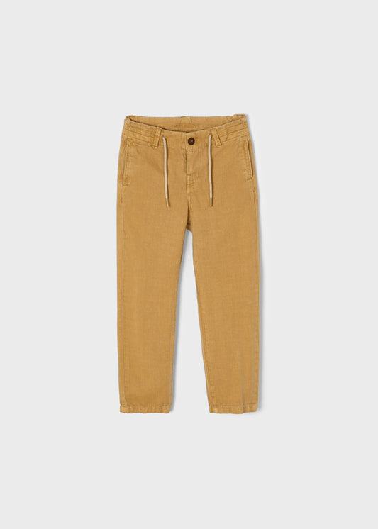 Camel Linen Pants