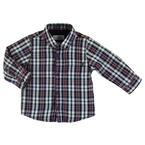 Boys Blue Lined Over shirt
