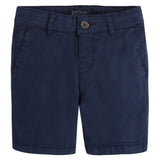 Navy Basic Twill Shorts